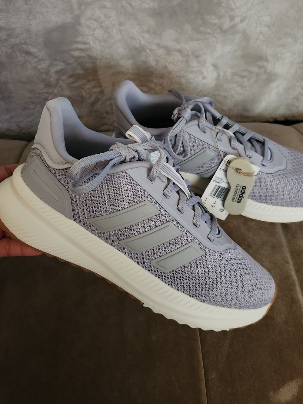 Adidas Women's Cloudfoam Running Shoes - Light Lavender